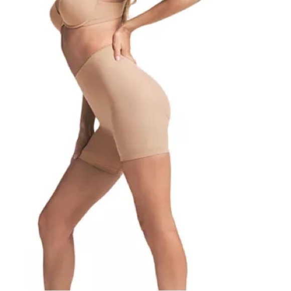 SKIMS High-Waisted Shapewear Shorts - Nude - Picture 2 of 5